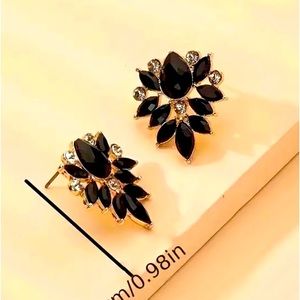 Black Earrings Beautiful Post Earrings